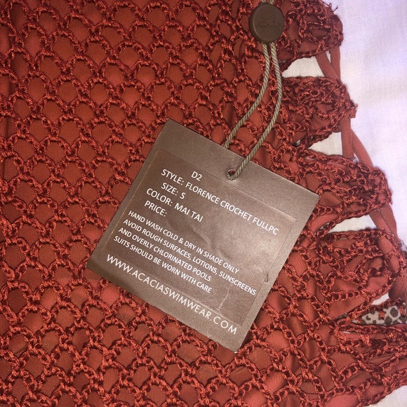 Acacia Florence One Piece in Mai Tai Size Small - Picture 2 of 2